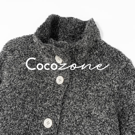 COCO ZONE 刘 一一“暖阳毛衣”100绵羊毛单排扣羊毛衫 CD2A2963 商品图3
