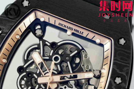 王者归来！KV理查德米勒RM55 RM055碳纤维系列 镂空男士腕表 商品图3