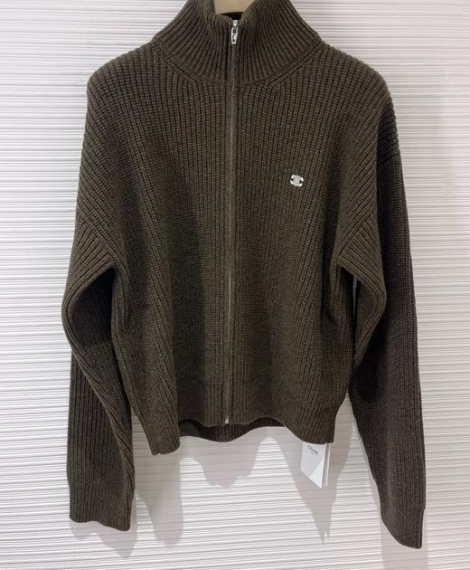 女款logo拉链针织毛衣外套lv008 商品图0