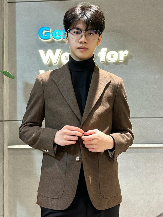 G2000男装FW25商场新款【可机洗】舒适剪裁休闲西装58119768 商品图4