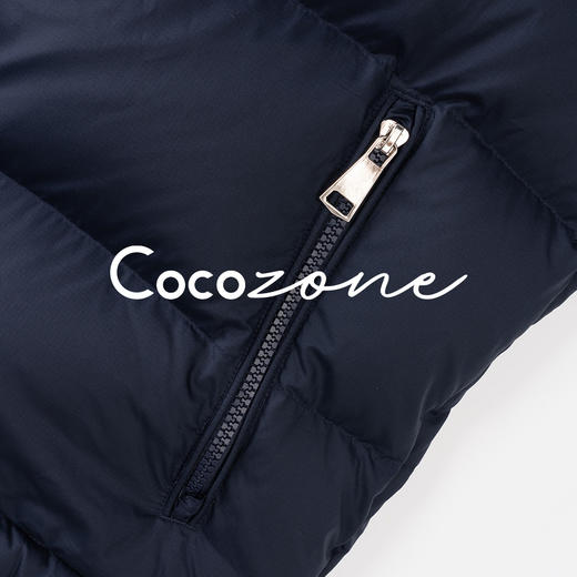 COCO ZONE 刘一一 【90白鹅绒】立领拉链鹅绒马甲 CD2A2325 商品图4