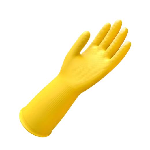 南洋致舰 特厚乳胶手套 1双装 中码/大码 家用厨房清洁洗碗洗衣耐用型手套 商品图2