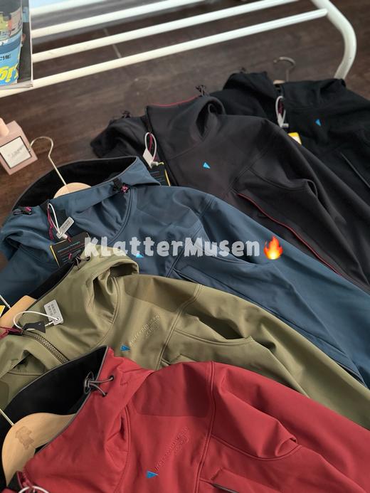 攀山鼠秋冬菲尔纳男女户外滑雪防风雪软壳外套 商品图6