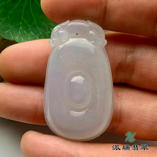派瑞翡翠 翡翠挂件 糯冰 无色 商品图2