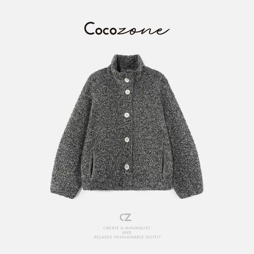 COCO ZONE 刘 一一“暖阳毛衣”100绵羊毛单排扣羊毛衫 CD2A2963 商品图0