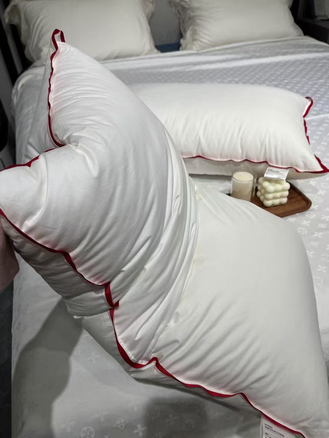 全棉高弹舒睡枕一对