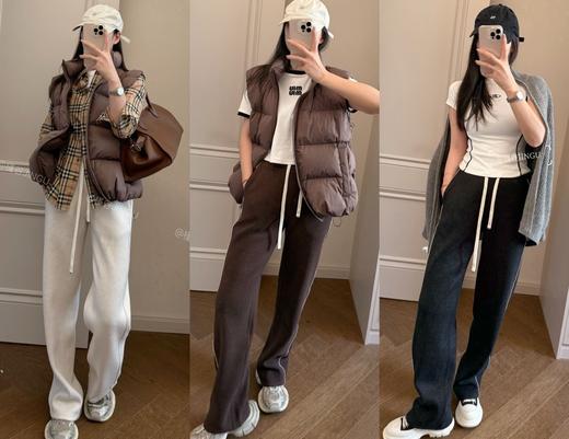 正品槿谷800G含羊毛醋酸蚕丝零下20度加厚直筒裤 商品图0