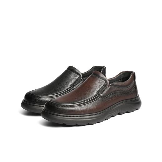 BF楼百丽男鞋加绒软羊皮一脚蹬商务鞋男士25冬商场款厚底休闲爸爸鞋8YG01DM5 商品图0