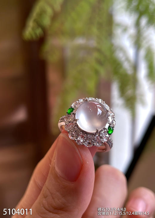 5104011，蛋面戒指。具体价格微信咨询 商品图2