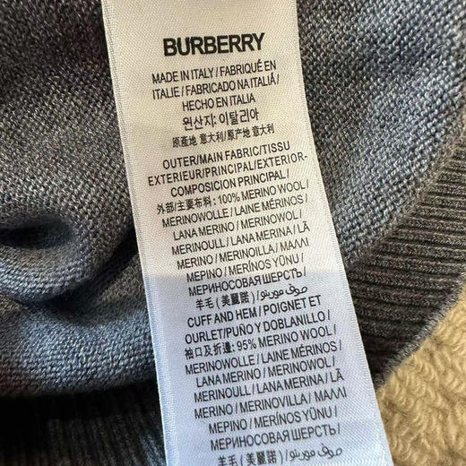 是bbr的半拉链针织毛衣！ 灰色 蓝色 黑色 商品图7