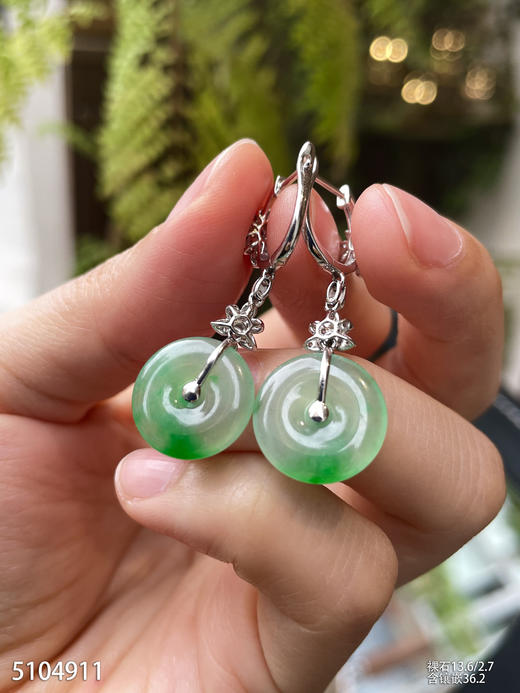 5104911，平安扣耳坠。具体价格微信咨询 商品图5