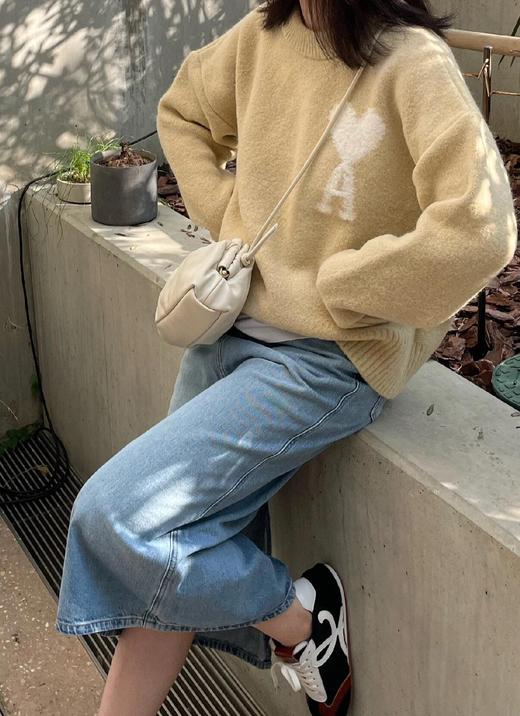 中性款logo提花针织毛衣lv 商品图3