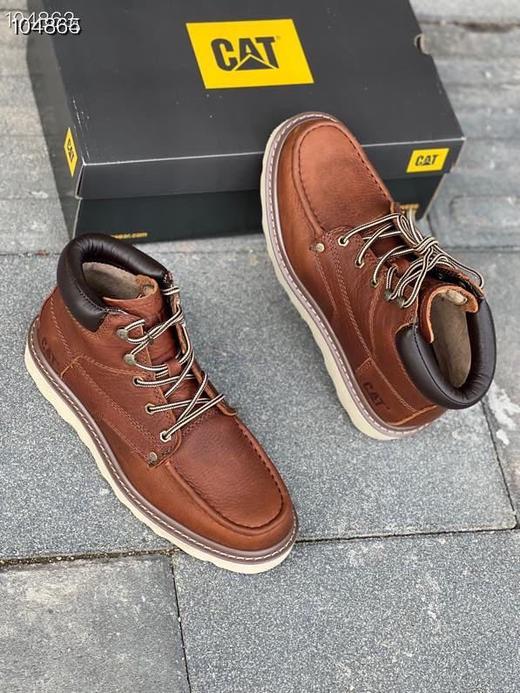 卡&特 秋冬季 男鞋户外防滑耐磨柔软工装靴男 商品图7