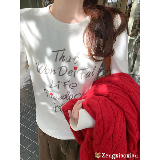 <曾小咸推荐>2.15现货秒杀 ！微信超特价！韩系印花打底衫T恤 日常129.99 立减70 秒杀59.99！！ 商品图1