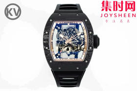 王者归来！KV理查德米勒RM55 RM055碳纤维系列 镂空男士腕表