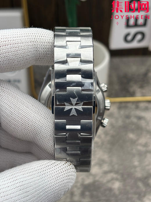 江诗丹顿 Overseas 8F纵横四海计时系列5500V 5520V 蓝色盘 男士腕表 表径42.5mm 升级版V3版 搭载7750改Cal.5200自动上链机械机芯 商品图6