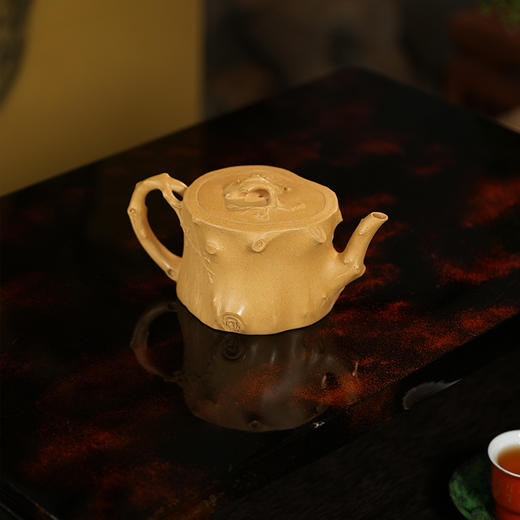 龙德堂陶艺 徐飞制《梅桩》原矿金砂段 250cc 库存请咨询客服 商品图2