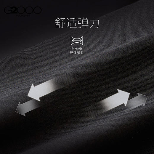 G2000女装FW25商场新款【烟管裤/舒适弹性】商务通勤九分裤西裤56252036 商品图3