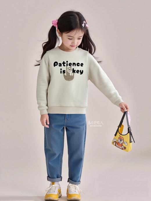 佐丹奴童装25年新款纯棉圆领卫衣03395615 商品图2