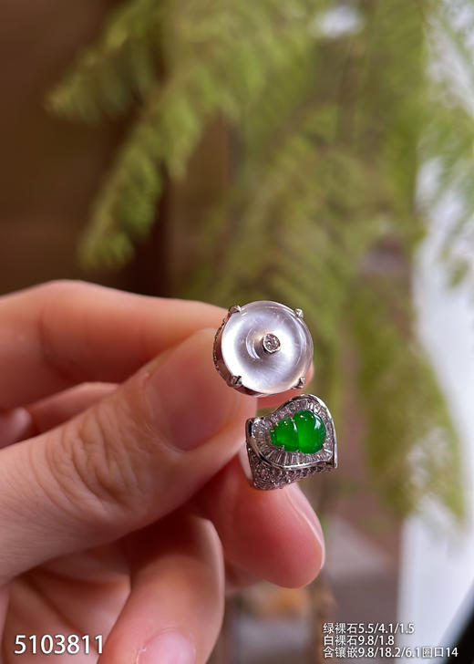 5103811，平安扣戒指。具体价格微信咨询 商品图3