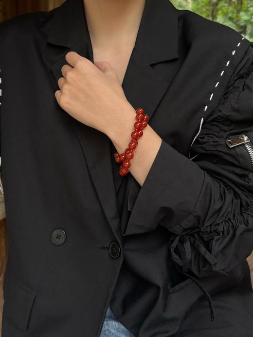 赵露丝同款 红玛瑙叠戴手串 商品图10