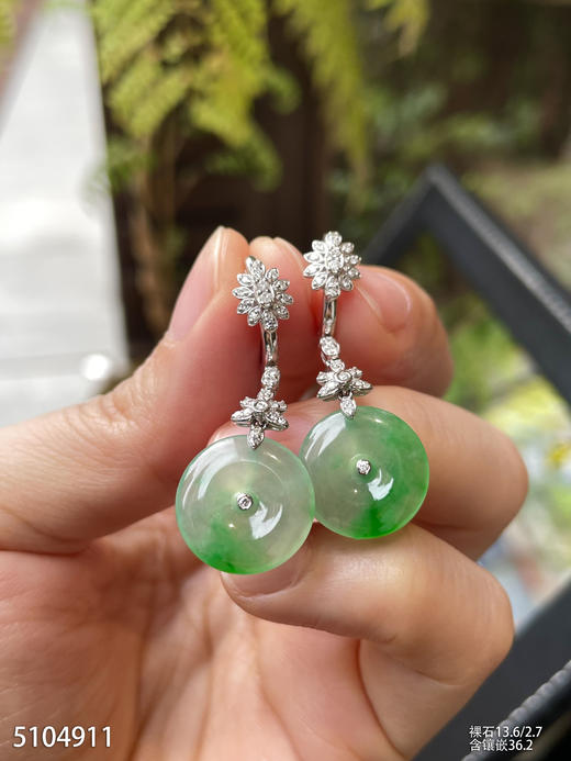 5104911，平安扣耳坠。具体价格微信咨询 商品图1