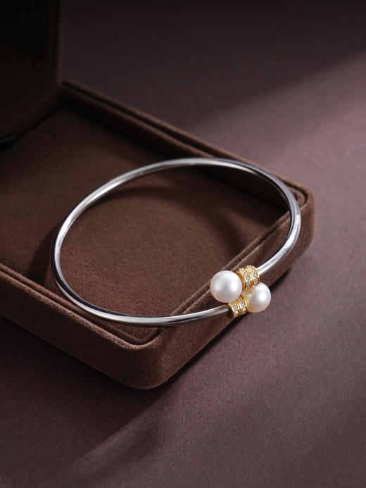 子佩集S925银珍珠手镯【JYSZ005】纯银2503 商品图0