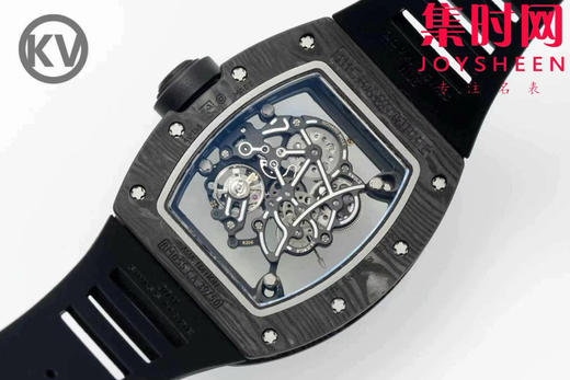 王者归来！KV理查德米勒RM55 RM055碳纤维系列 镂空男士腕表 商品图5