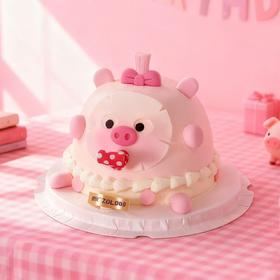 精致面膜小猪（酸奶鲜果坚果戚风）