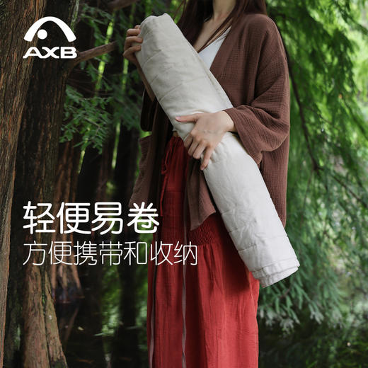 爱暇步2025冬新款纯棉瑜伽垫可折叠家用防滑便携健身垫户外训练垫 商品图2