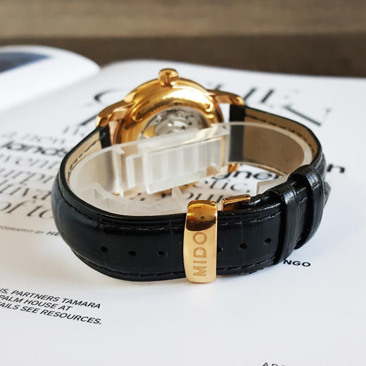 【95新】MIDO 美度M8600.3.10.4自动机械机芯日期显示贝伦赛丽系列38MM（男款）精钢镀金141125JJ01 商品图6