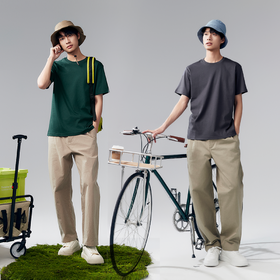 棉仓353801001-50支液氨丝光棉短袖t恤