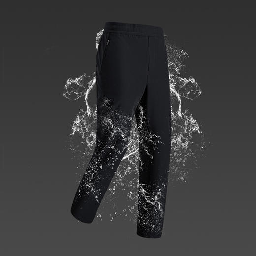 冬季男士梭织加绒休闲裤 保暖防风软壳裤三防户外登山裤加厚冲锋裤 商品图1