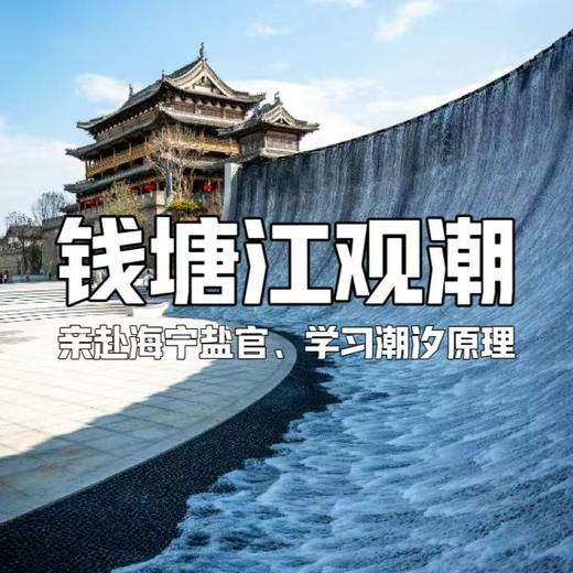 【亲子营】钱塘江1日游 | 课本上的文字，活过来了《观潮》，每句描写都有了画面 商品图0