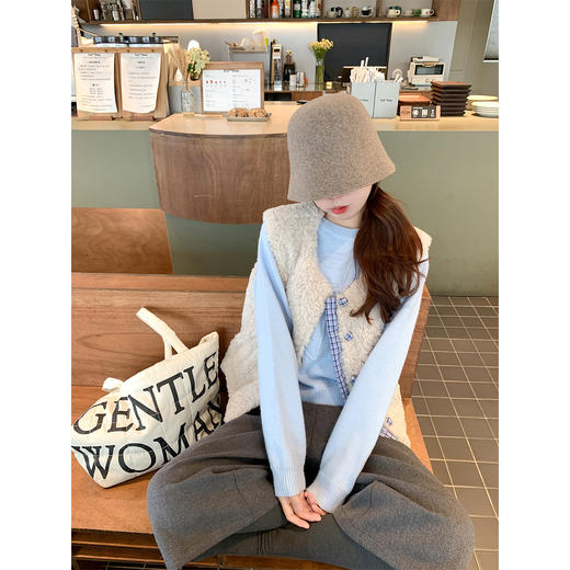 <曾小咸推荐>3.9现货秒杀 ！微信超特价！韩系蝴蝶结毛衣 日常199.99 立减110 秒杀89.99！！阔腿七分裤 秒杀89.99！！ 商品图2