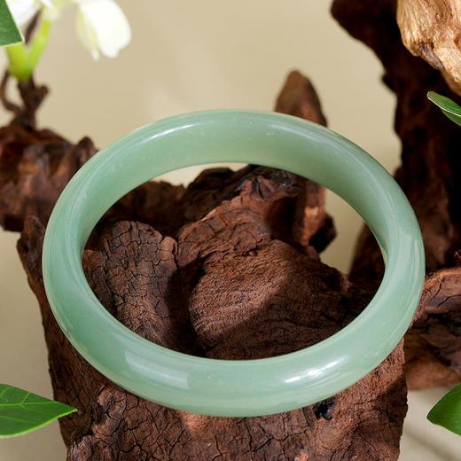 敦煌文创·月泉云影&月牙沁雪系列玉镯 东陵玉&玉髓 商品图11