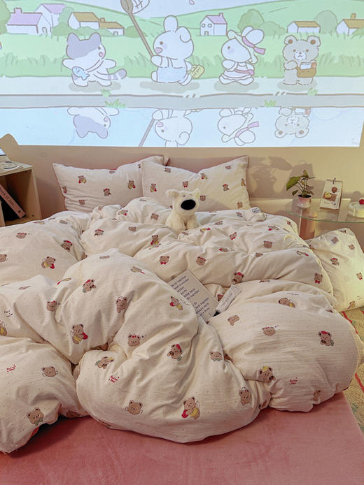 小布袋棉加绒套件小布袋四件套 商品图4