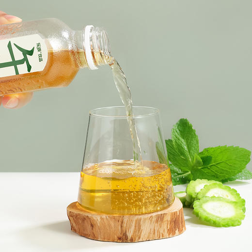 乐源桑叶薄荷水550ml6瓶0脂0糖植物饮料健康无添加植萃养生水包邮 商品图1