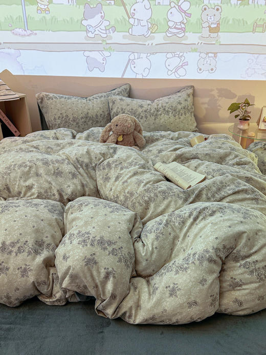 小布袋棉加绒套件小布袋四件套 商品图7