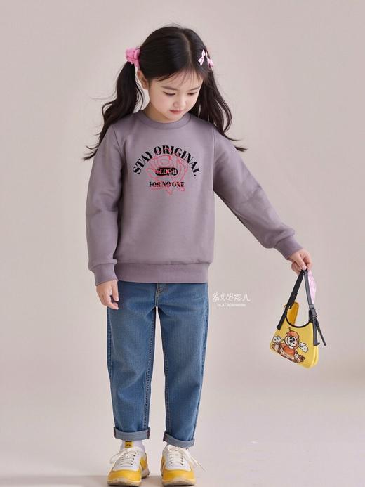 佐丹奴童装25年新款纯棉圆领卫衣03395615 商品图1