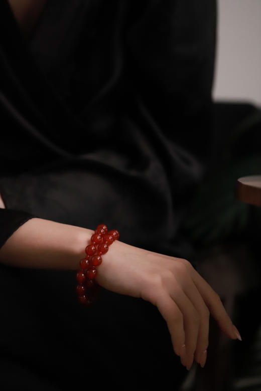 赵露丝同款 红玛瑙叠戴手串 商品图11