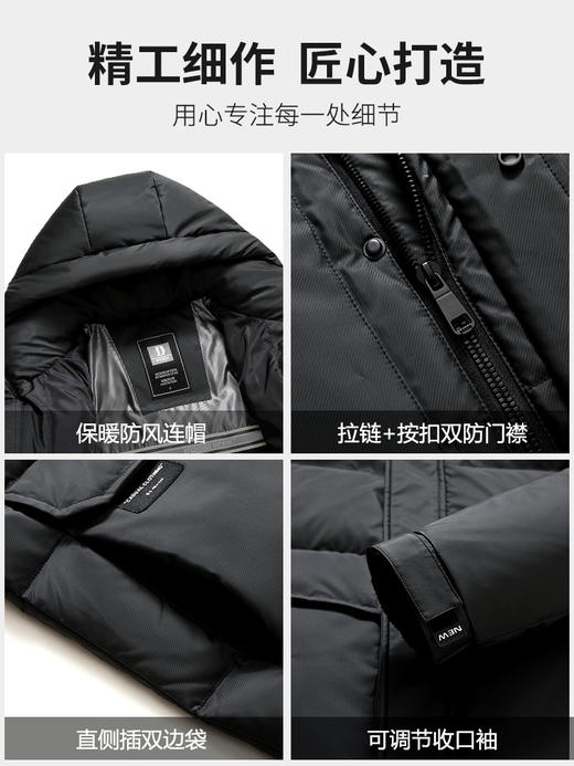 心选丨雪中飞男女同款时尚羽绒服 商品图2