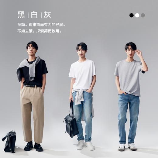 棉仓353801001-50支液氨丝光棉短袖t恤 商品图2