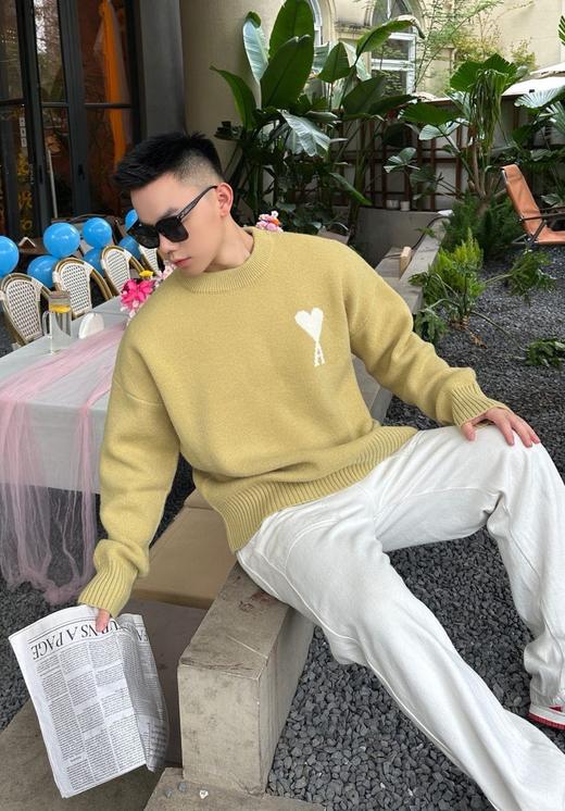 中性款logo提花针织毛衣lv 商品图4