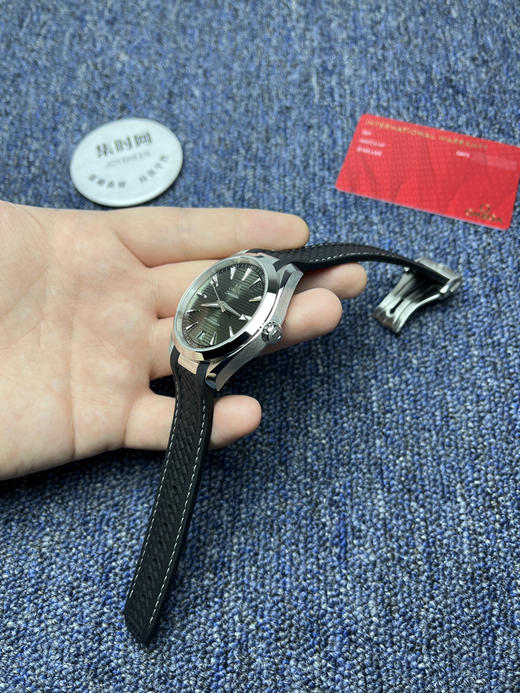 欧米茄VS海马150米系列 柚木绿 6点位日历 Aqua Terra 150米腕表 8900一体机 男士腕表 表径41mm 商品图3