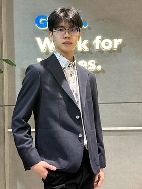 G2000男装FW25商场新款【可机洗】舒适剪裁休闲西装58119768