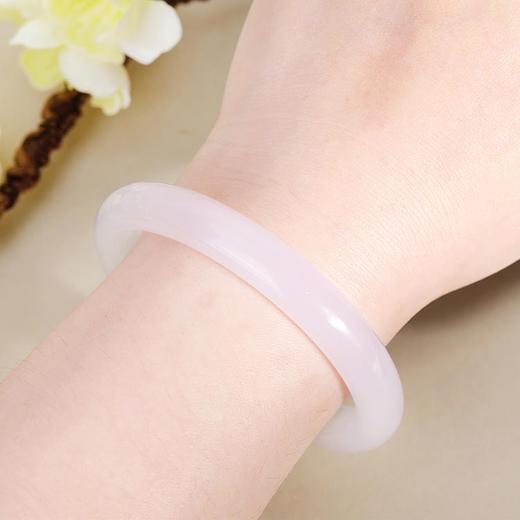 敦煌文创·月泉云影&月牙沁雪系列玉镯 东陵玉&玉髓 商品图6