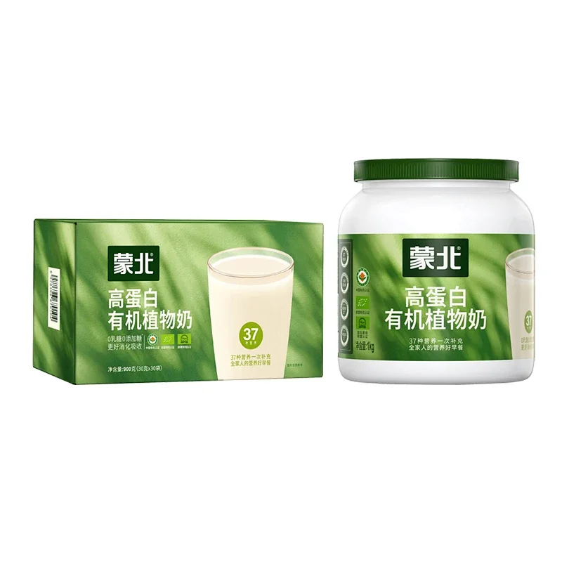 蒙北高蛋白有机植物奶  蒙北天然植物奶粉 原味清甜 冲泡即食 多元营养 植物蛋白 膳食纤维 配料简单干净 蒙北纯素食品 源自千年雪原 天然营养好吸收 [漳州仓]