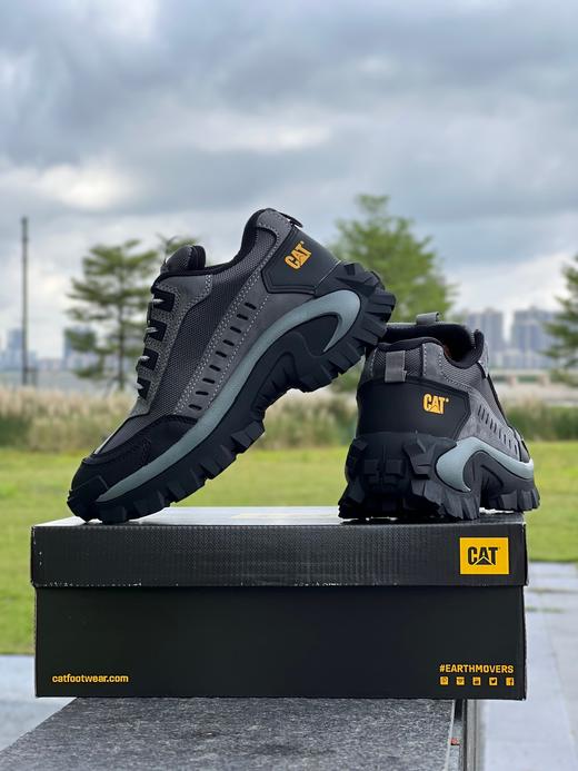 C&AT户外休闲鞋男工装鞋真皮增高缓震厚底 商品图4