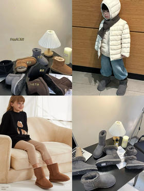 油叽叽亲子款基础雪地靴儿童款